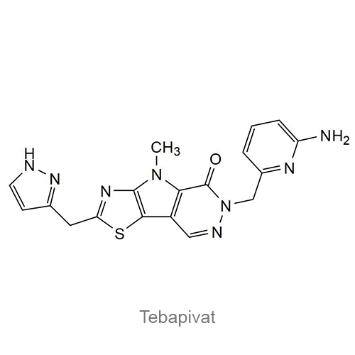 Структурная формула Тебапиват