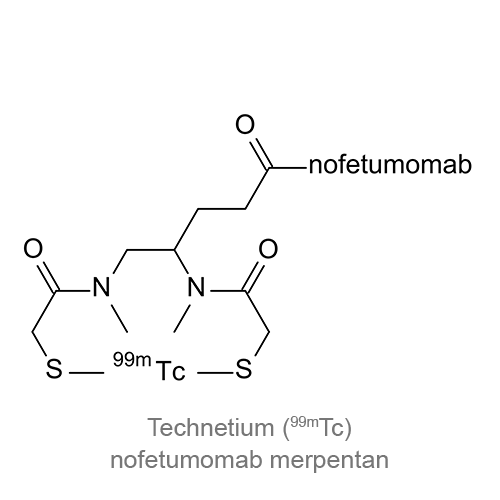 Структурная формула Технеция (<sup>99m</sup>Tc) нофетумомаб мерпентан