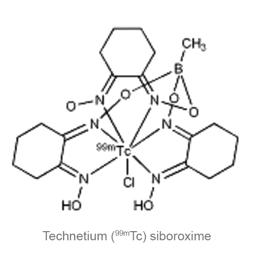 Структурная формула Технеция (<sup>99m</sup>Tc) сибороксим