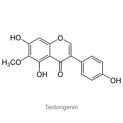 Текторигенин структурная формула