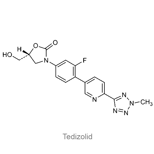 Тедизолид структурная формула