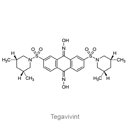 Структурная формула Тегавивинт