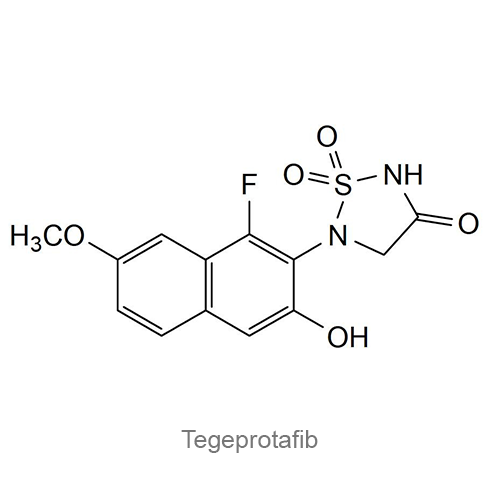 Структурная формула Тегепротафиб