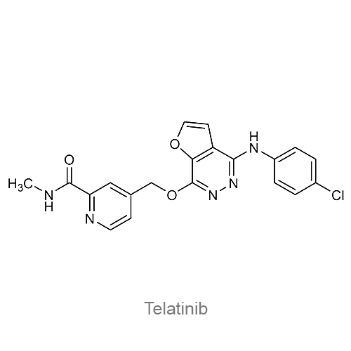 Структурная формула Телатиниб