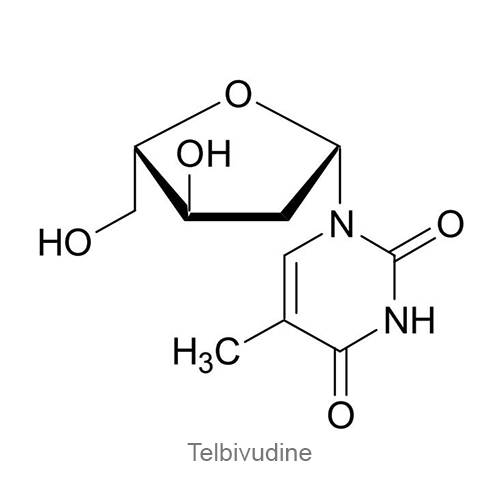 Структурная формула Телбивудин