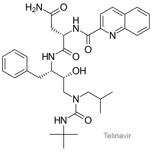 Телинавир структурная формула