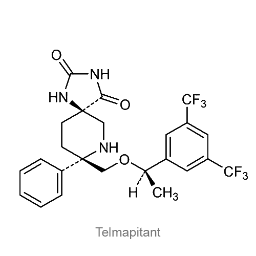 Структурная формула Телмапитант