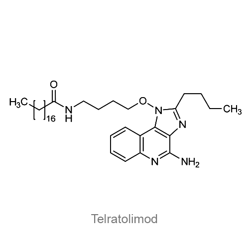 Структурная формула Телратолимод