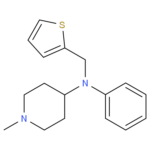 Структурная формула Теналидин