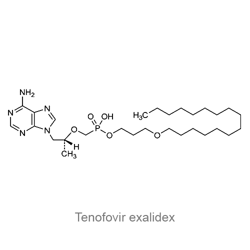 Тенофовир эксалидекс структурная формула