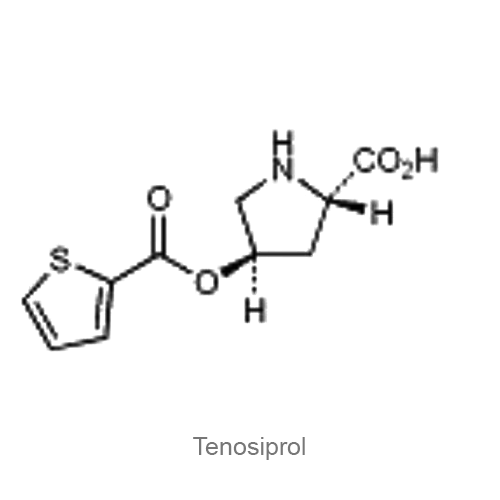 Структурная формула Тенозипрол