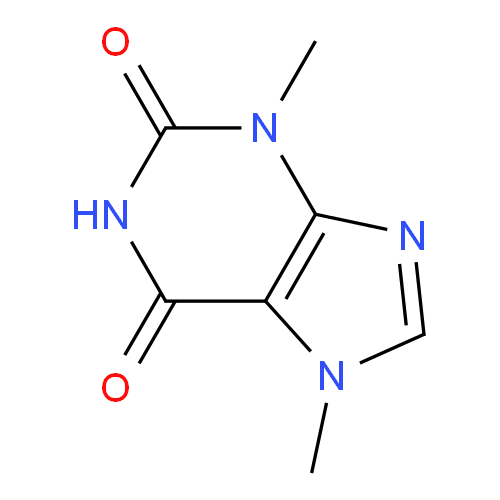 Теобромин структурная формула