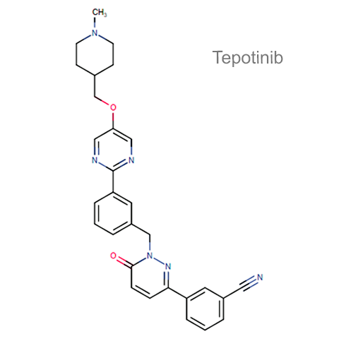 Структурная формула Тепотиниб
