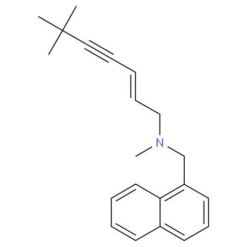 Тербинафин структурная формула