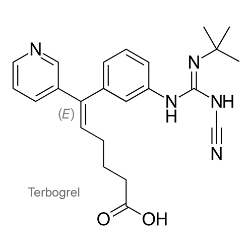 Структурная формула Тербогрел