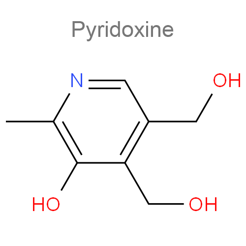 Структурная формула 2 Теризидон + Пиридоксин