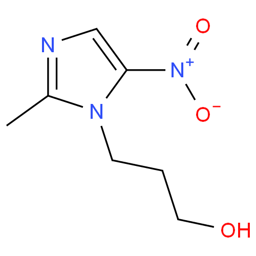 Структурная формула Тернидазол
