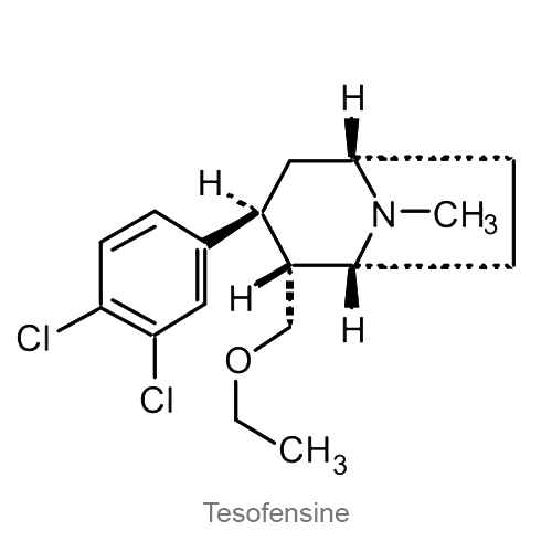 Структурная формула Тезофенсин