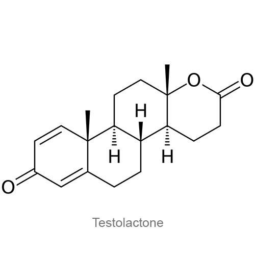 Структурная формула Тестолактон