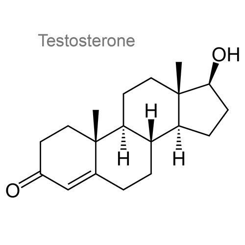 Структурная формула Тестостерон (смесь эфиров)