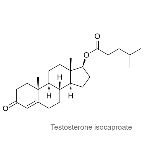 Тестостерона изокапроат структура