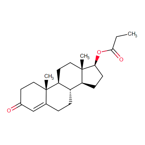 Структурная формула Тестостерон пропионат