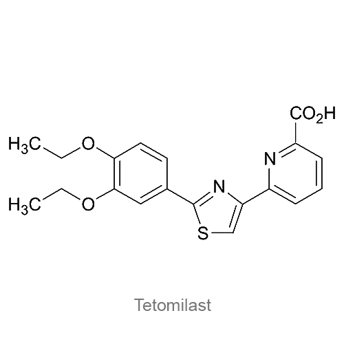 Структурная формула Тетомиласт
