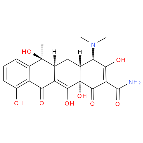 Тетрациклин структурная формула