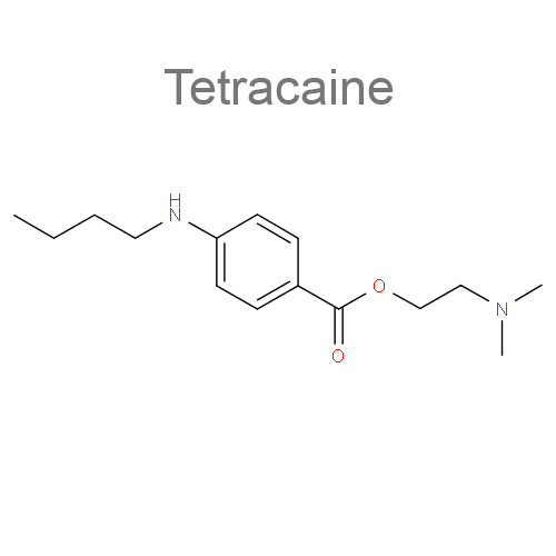 Структурная формула Тетракаин + Глюкоза