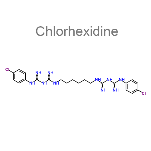 Тетракаин + Хлоргексидин + Аскорбиновая кислота структурная формула 2
