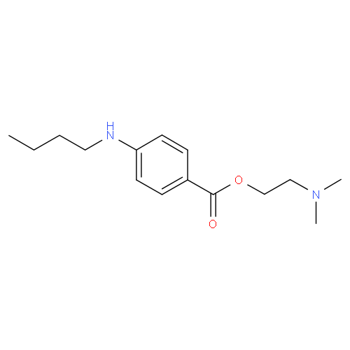 Структурная формула Тетракаин