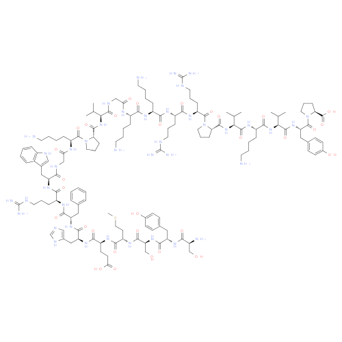 Структурная формула Тетракозактид