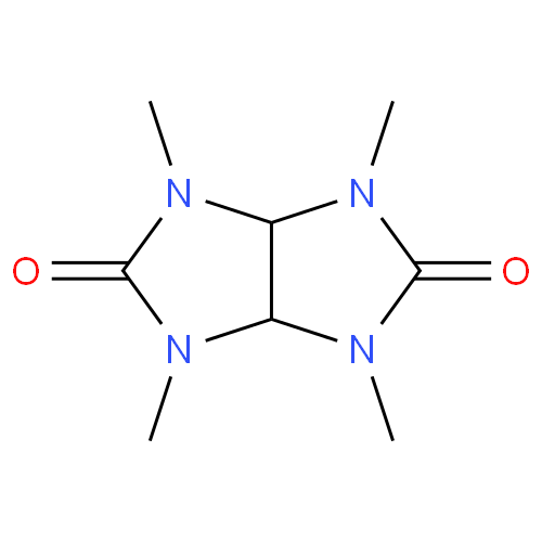 Структурная формула Тетраметилтетраазабициклооктандион