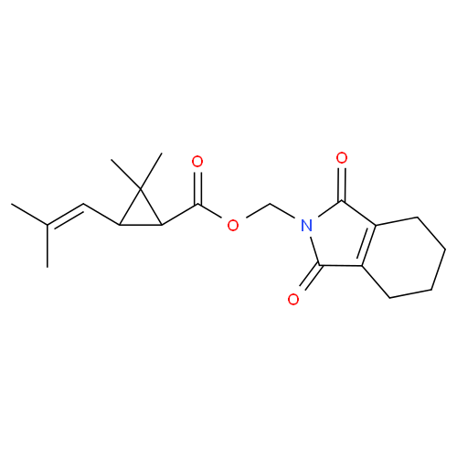 Тетраметрин структурная формула