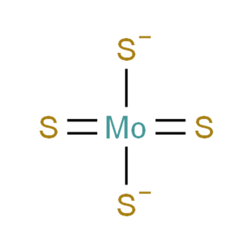 Структурная формула Тетратиомолибдат