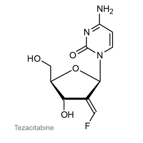 Структурная формула Тезацитабин