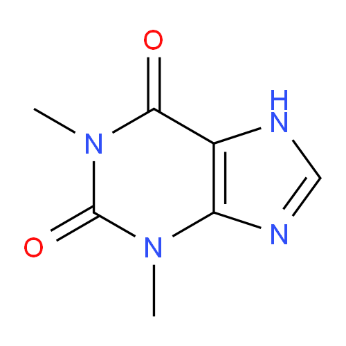 Теофиллин структурная формула