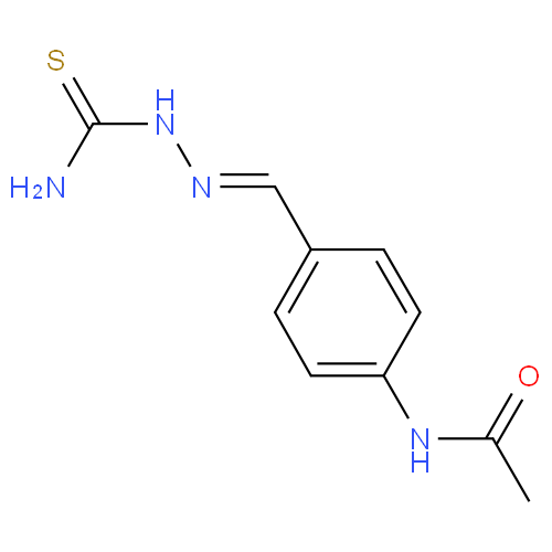 Структурная формула Тиоацетазон