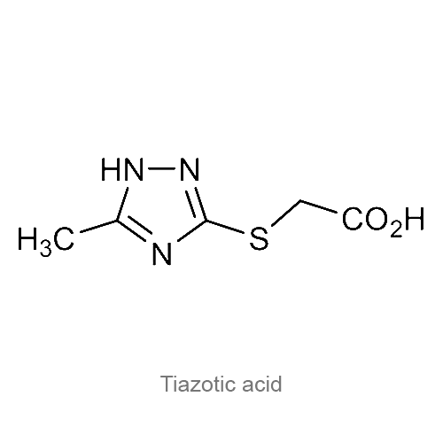 Структурная формула Тиазотная кислота
