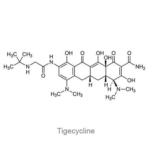 Структурная формула Тигециклин