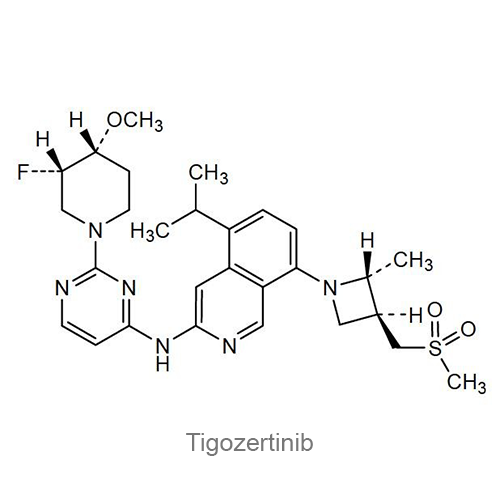 Структура Тигозертиниб