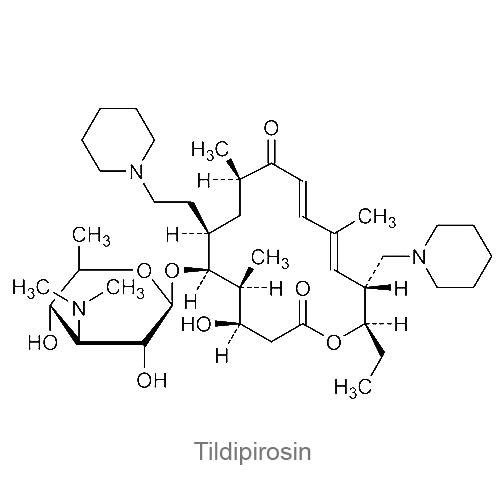 Структурная формула Тилдипирозин