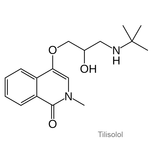 Структурная формула Тилизолол