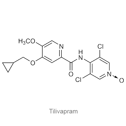 Структурная формула Тиливапрам