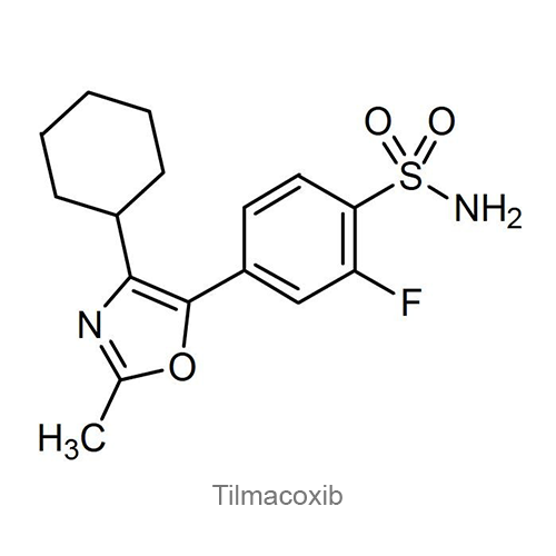 Структурная формула Тилмакоксиб
