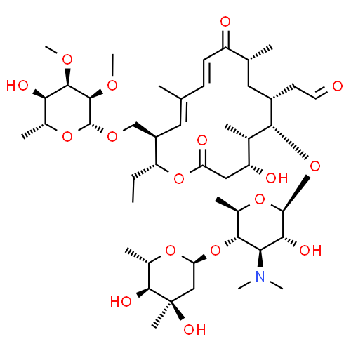 Структурная формула Тилозин