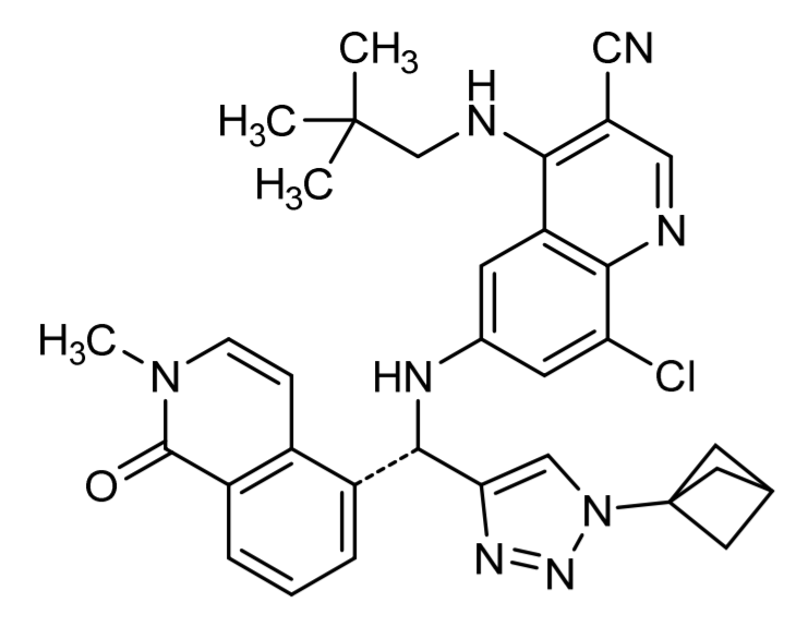 Тилписертиб структурная формула