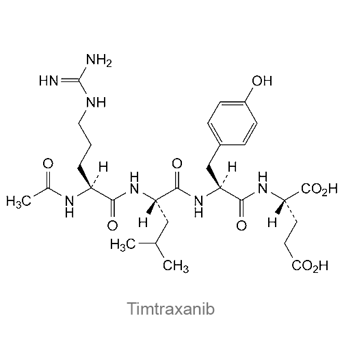 Структурная формула Тимтраксаниб