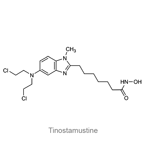 Структурная формула Тиностамустин