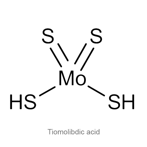 Структурная формула Тиомолибденовая кислота
